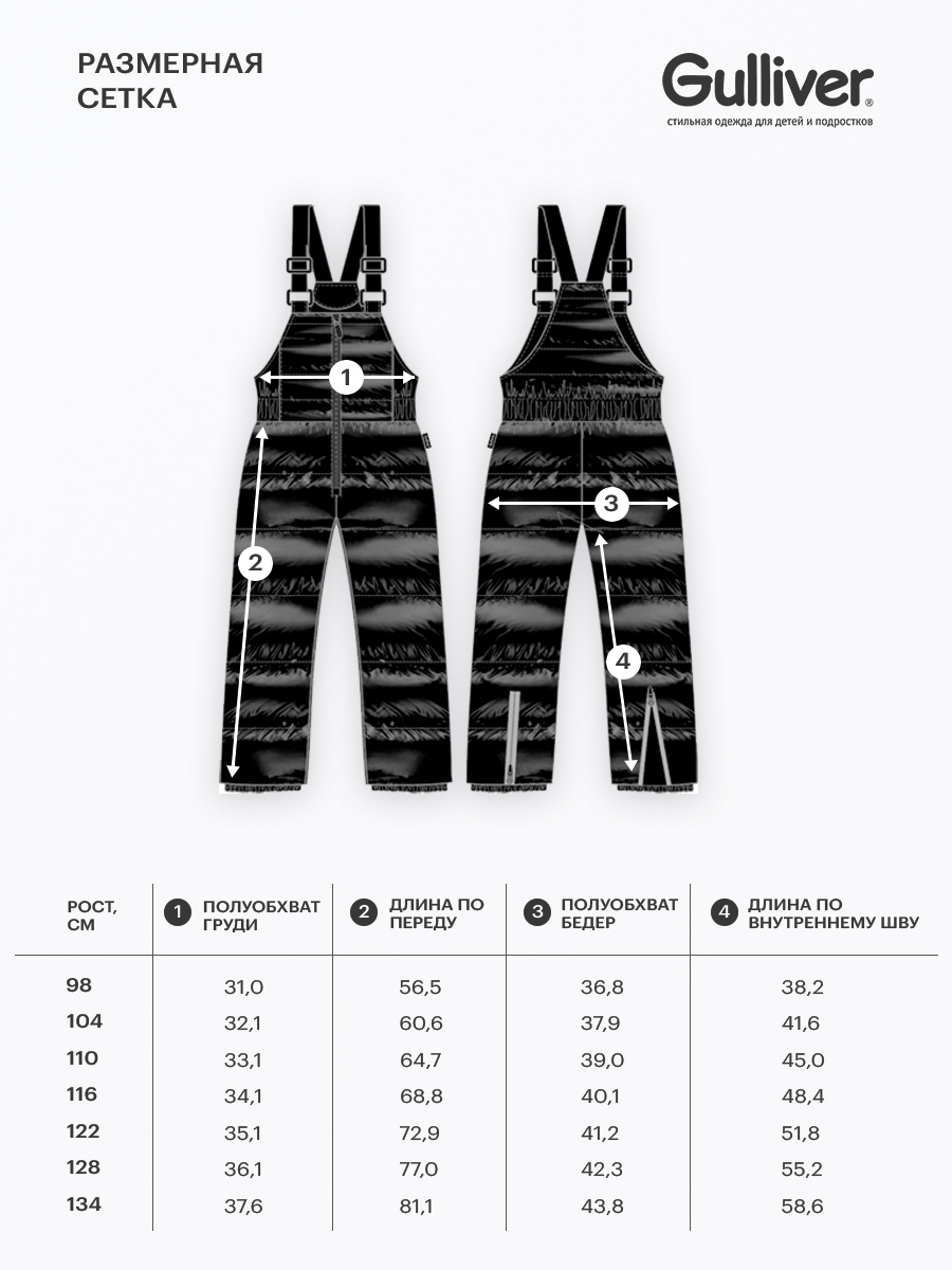 Полукомбинезон Gulliver 22401GMC6701 - фото 7