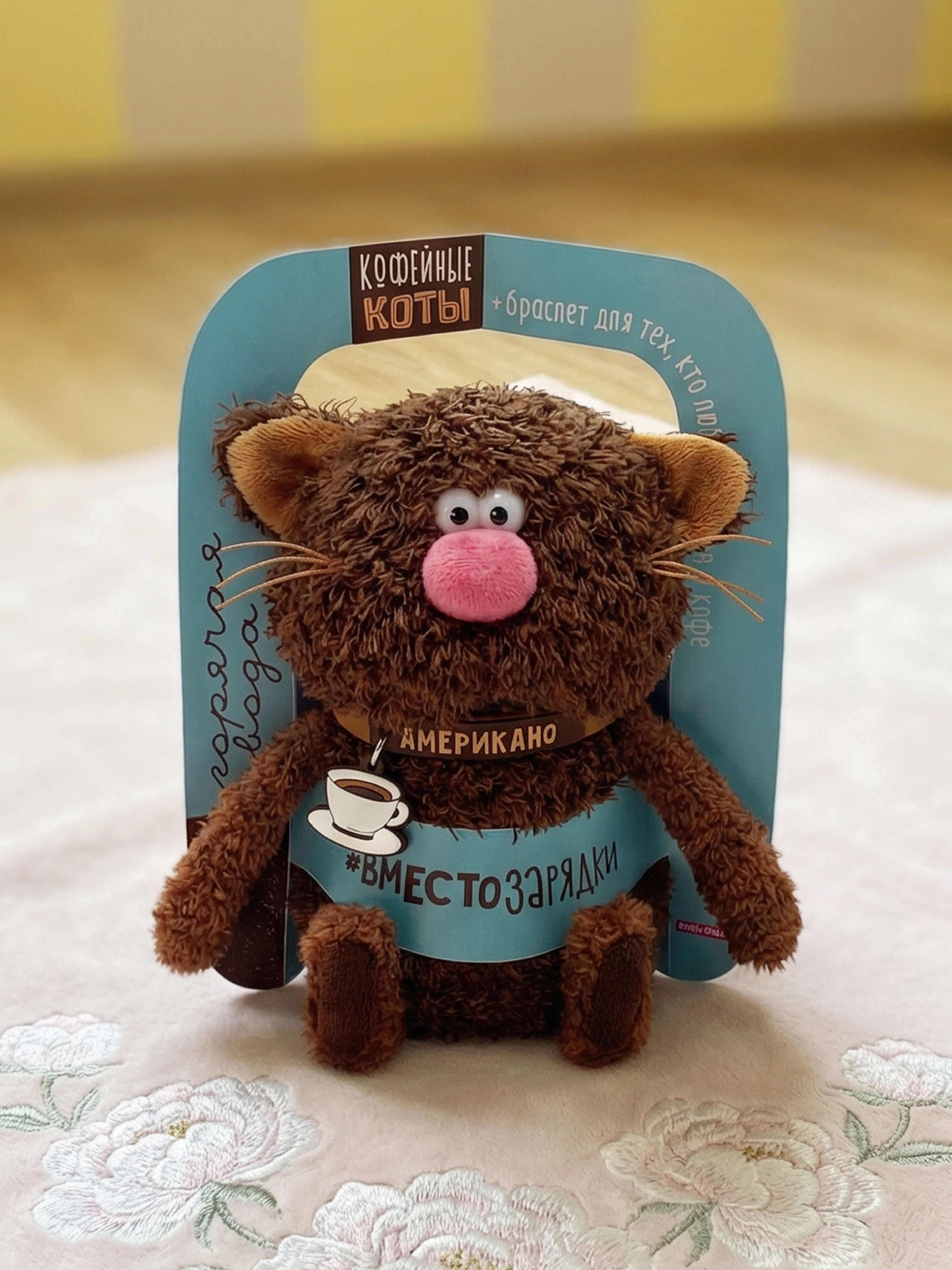 Мягкая игрушка BUDI BASA Кофейный Кот Американо - фото 5