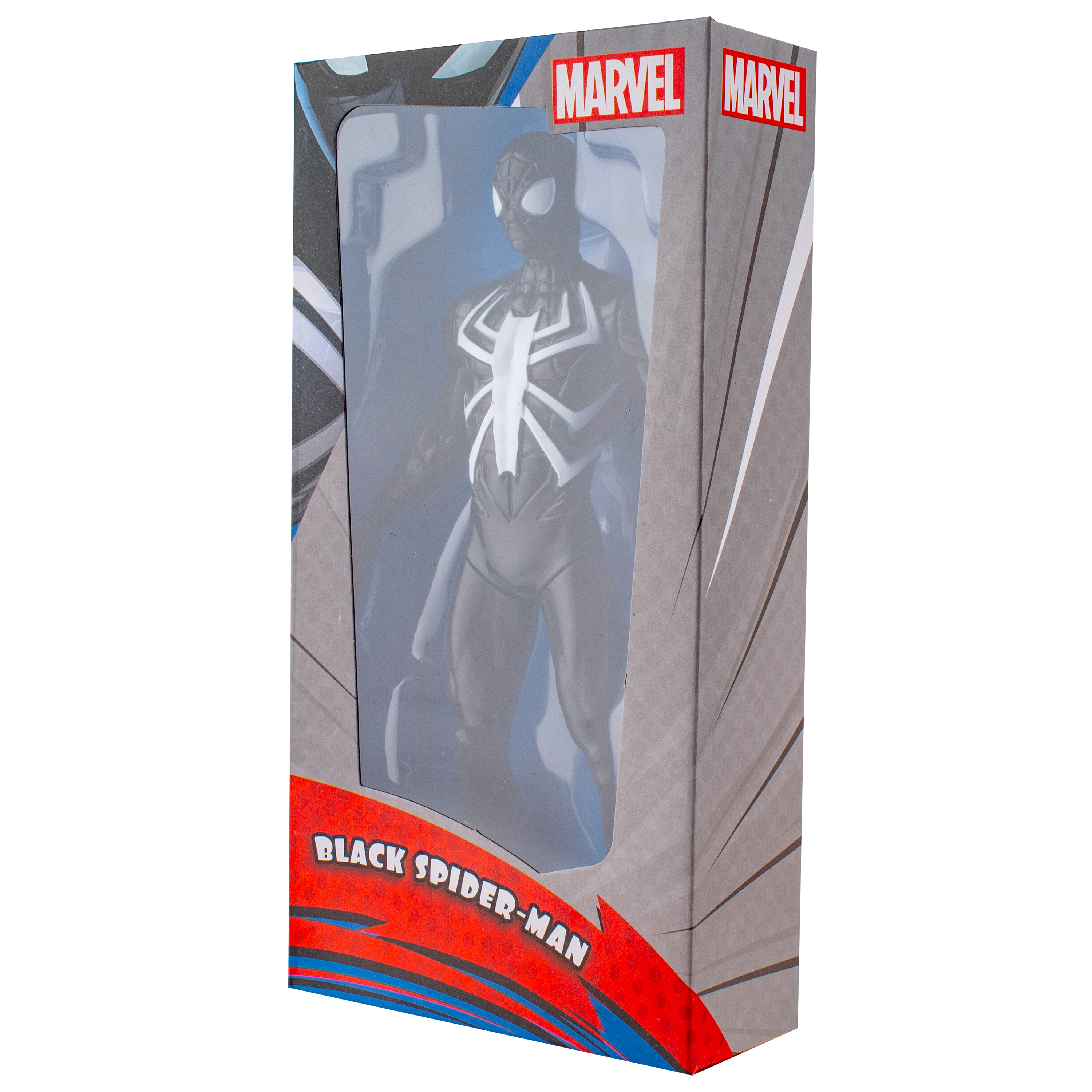 Фигурка KiddiePlay Чёрный Спайдермен с движущимися конечностями 23см - фото 4