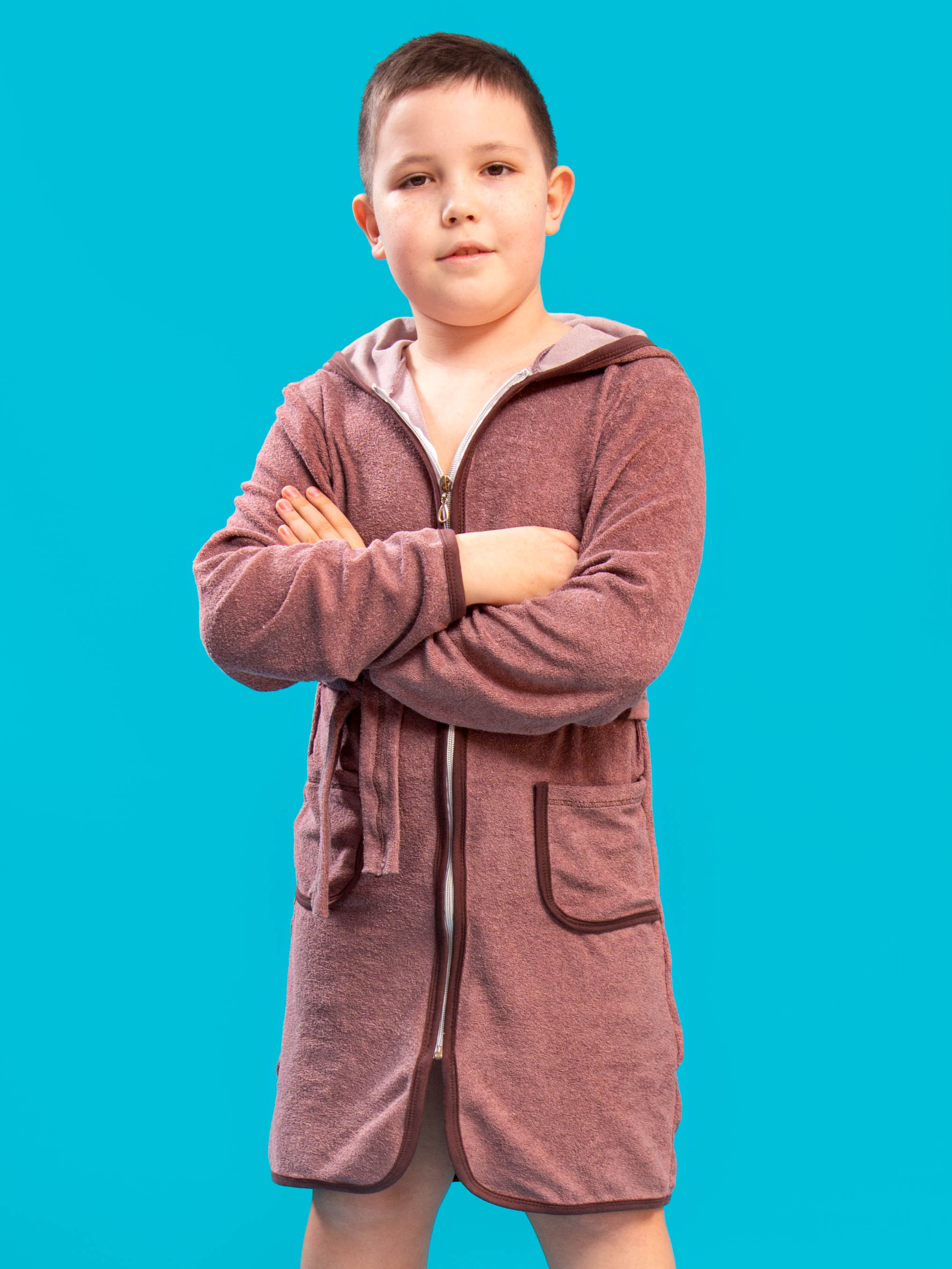 Халат TOTEMFOX 831М5F/кофейный/коричневый - фото 11