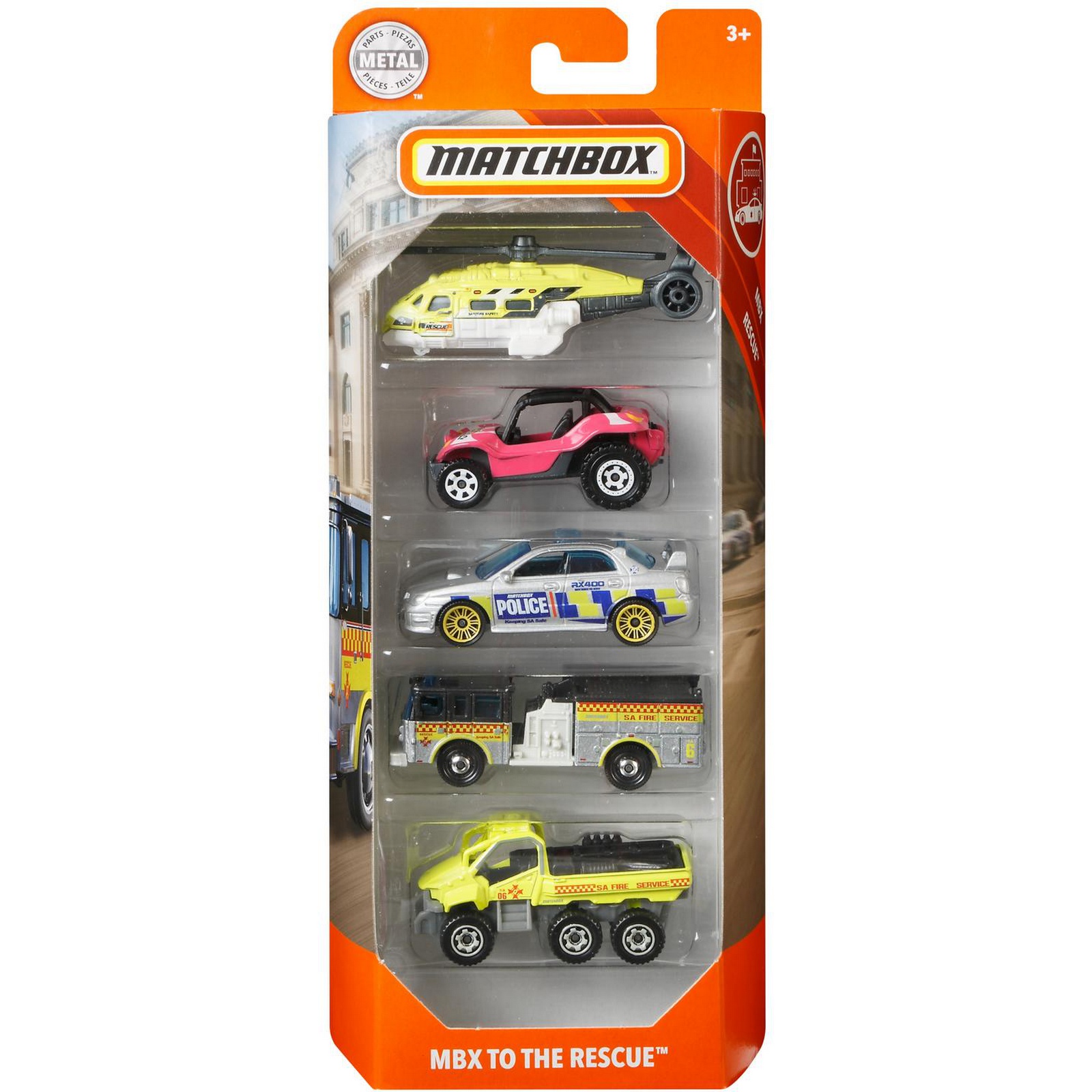Игровой набор Matchbox Спасатели 5шт C1817 - фото 2