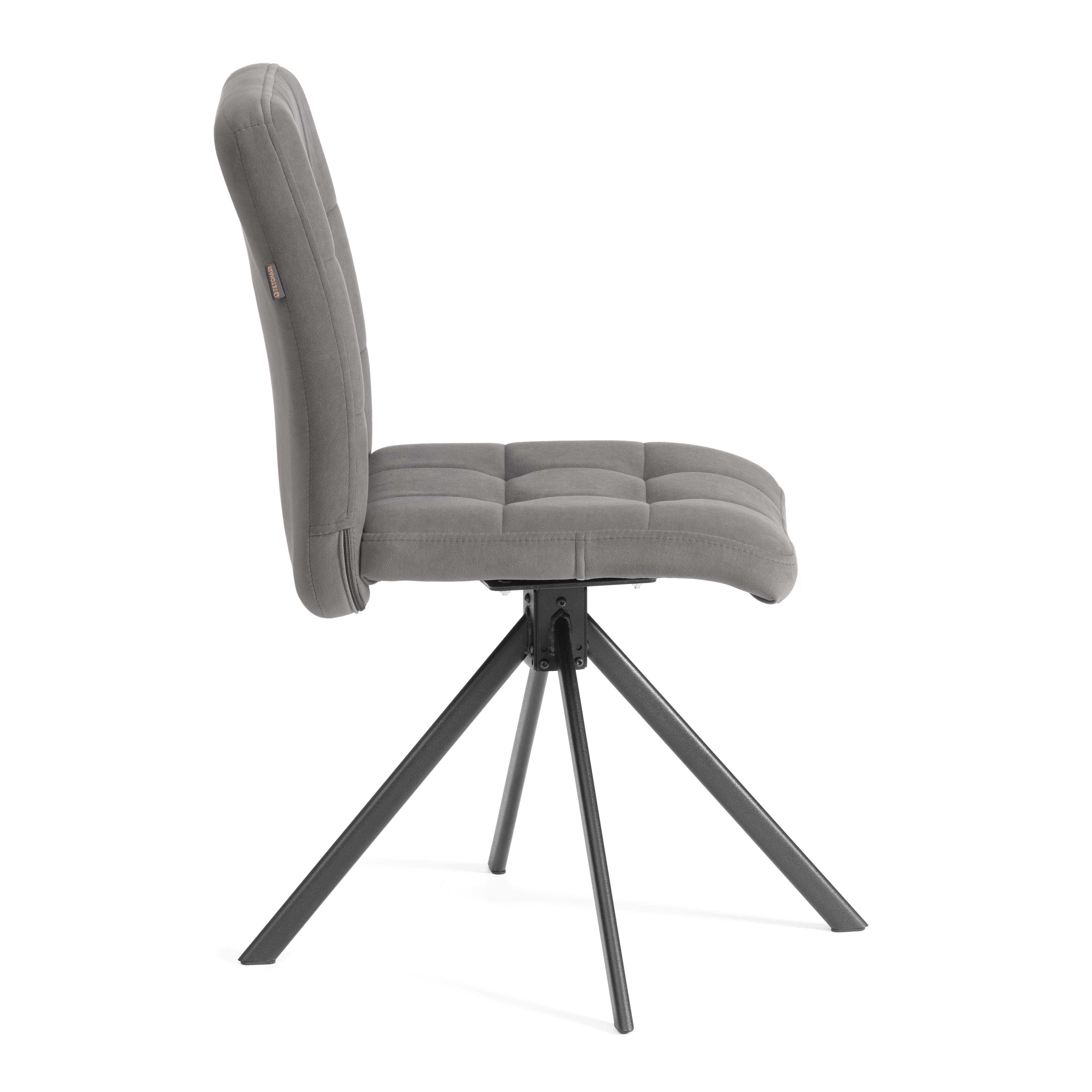 Стул TETCHAIR велюр серый - фото 10
