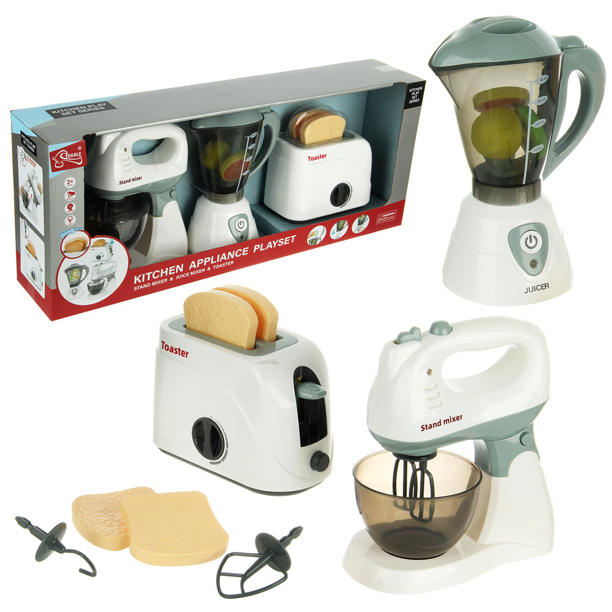 Игрушка Veld Co тостер, миксер, блендер 14 предм. - фото 24