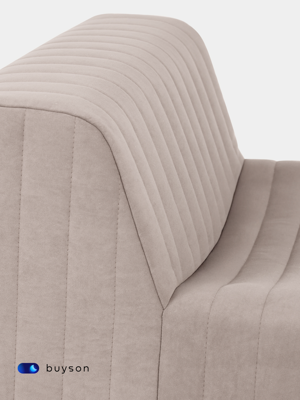 Кресло buyson БайСофт бежевый - фото 12