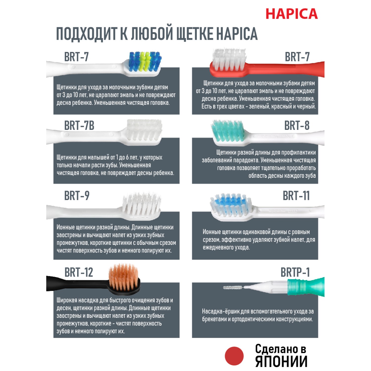 Насадка электрическая Hapica от 3 лет - фото 4