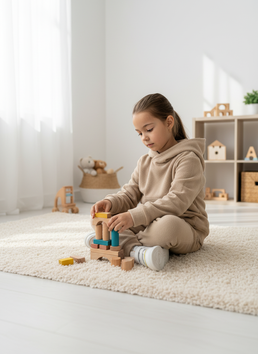 Худи и брюки Утенок 7043г(ш) какао - фото 5