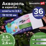 Краски акварель Brauberg 36 цв.