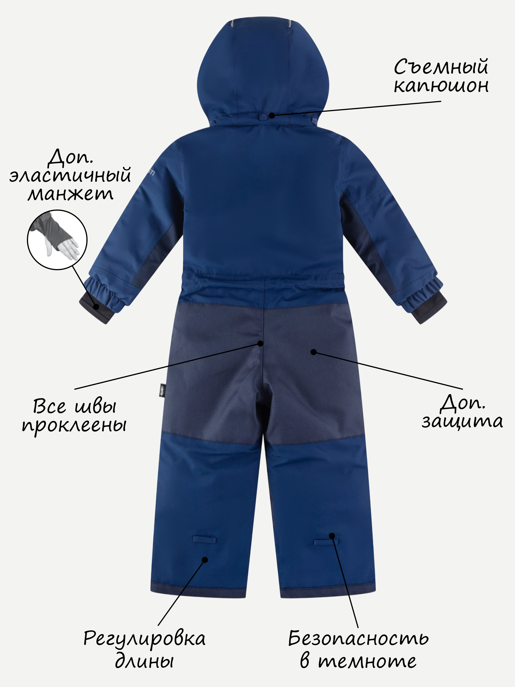 Комбинезон GUSTI GW4UZ290-MARINE - фото 5