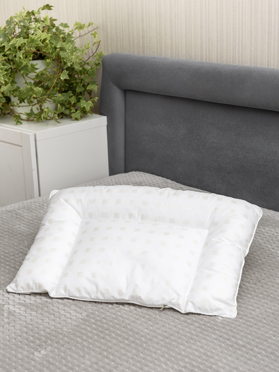 Подушка детская BIO-TEXTILES белая 60 x 40 см 1 шт. - фото 4
