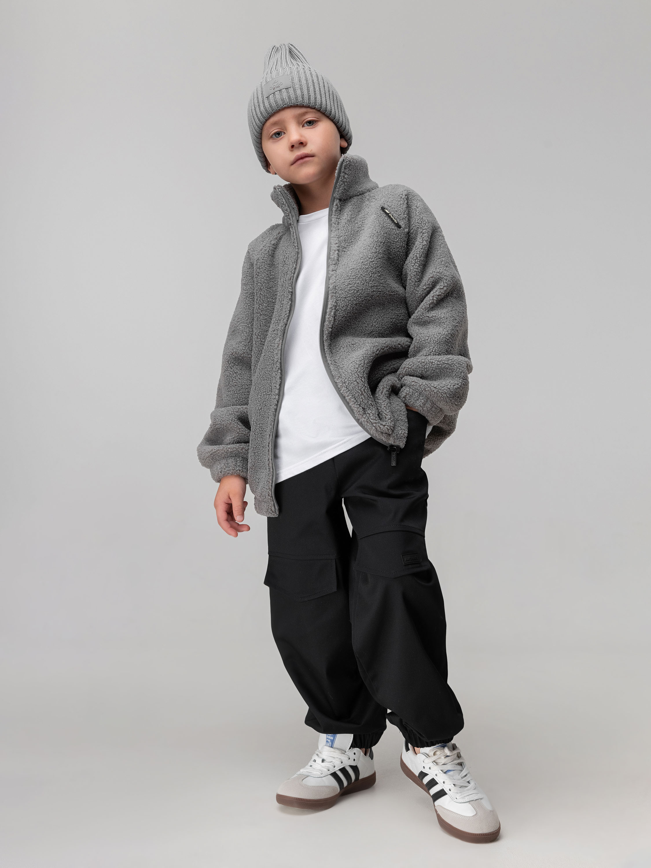 Шапка Bodo 10-363MU_серый меланж - фото 2