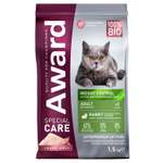 Корм для взрослых стерилизованных кошек AWARD Weight Control для контроля веса со свежим мясом кролика сухой 1.5кг
