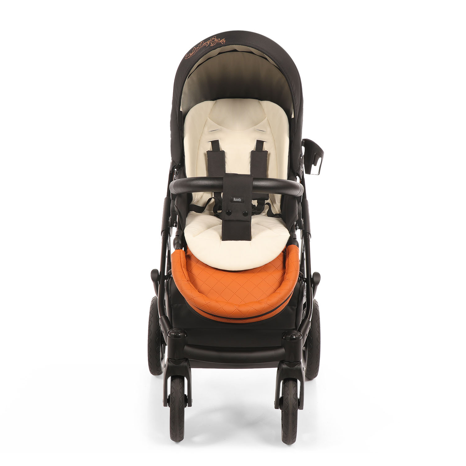 Коляска 2в1 Nuovita оранжевый - фото 19