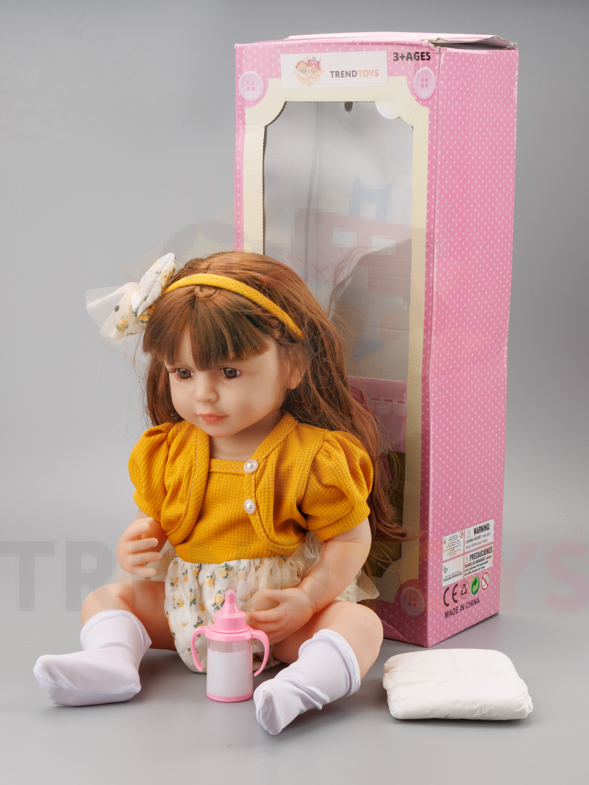 Кукла пупс TrendToys Говорящая с аксессуарами высота 55 см SDM018 - фото 11