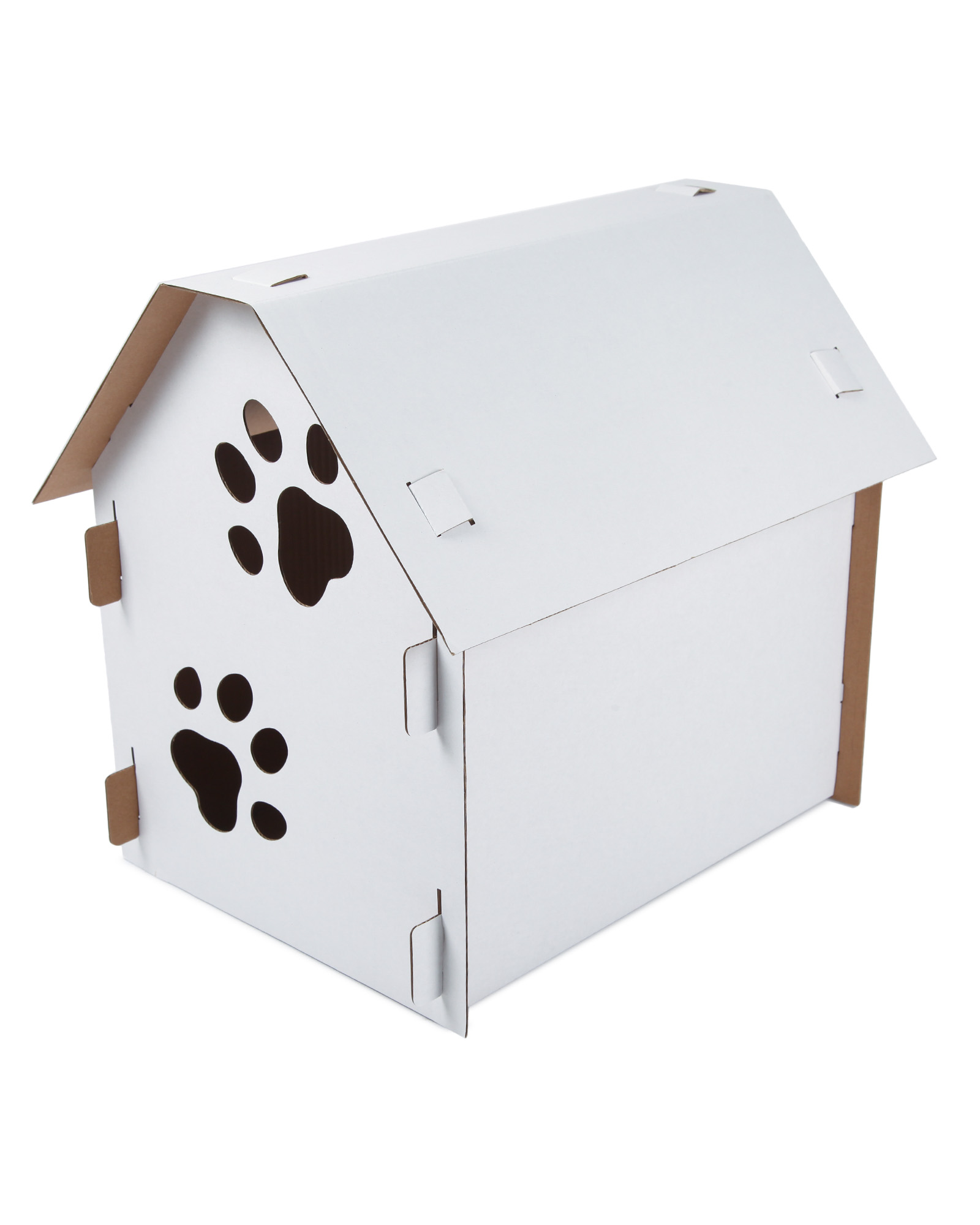 Когтеточка для кошек Barbaks Домик-будка картон 40*39*30.5см - фото 4