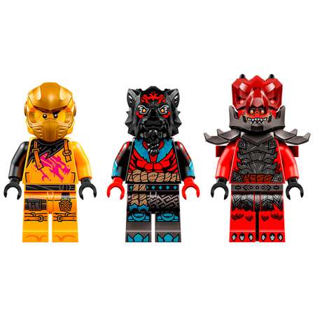 Конструктор LEGO NINJAGO Штурмовой самолет Рас и Арин блочный