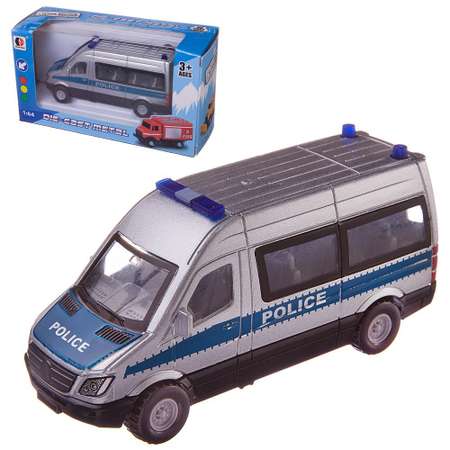Полицейская машина Abtoys серый