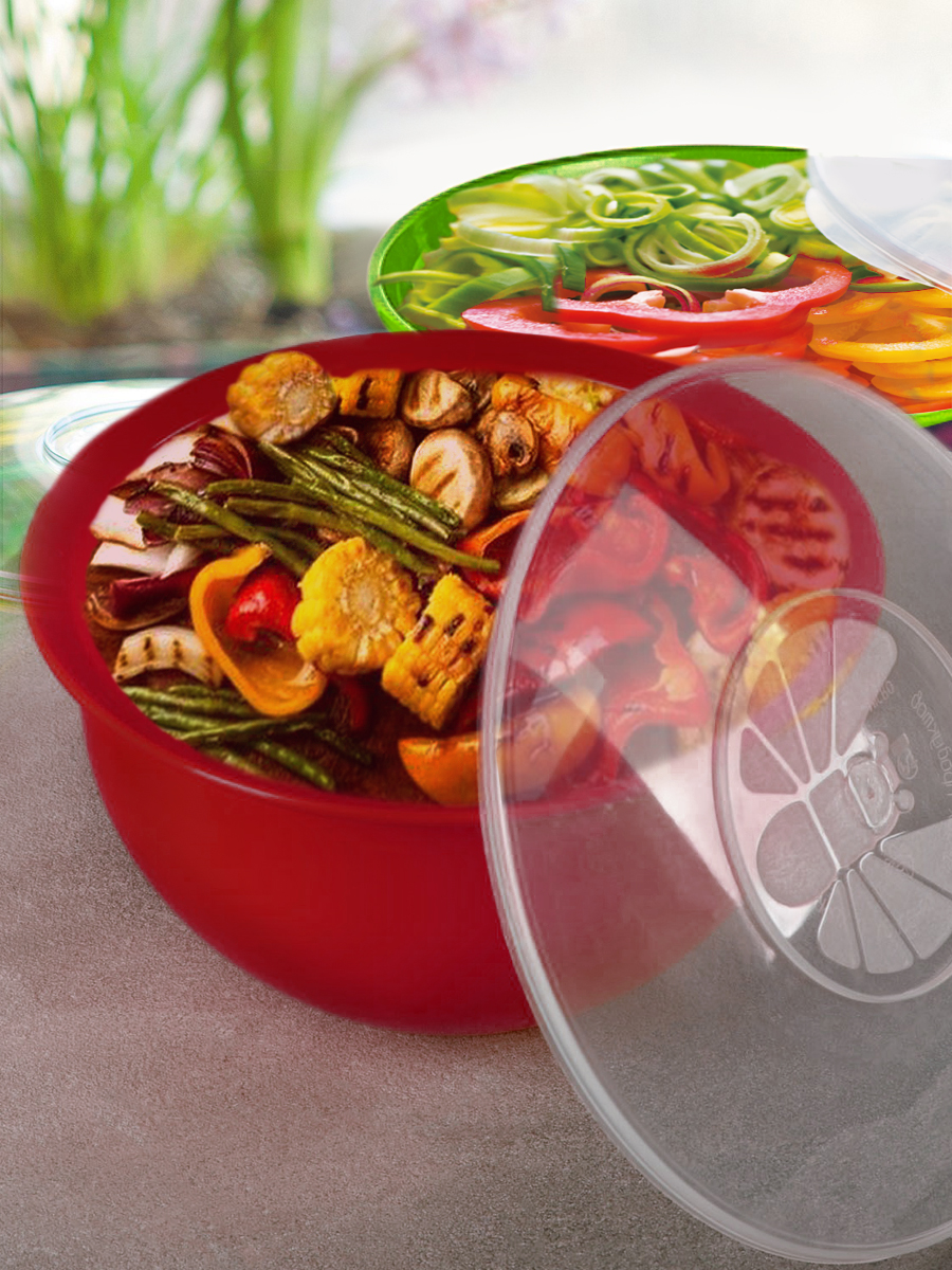 Набор мисок-контейнеров Solaris 6 шт Рождество с герметичными крышками - фото 4