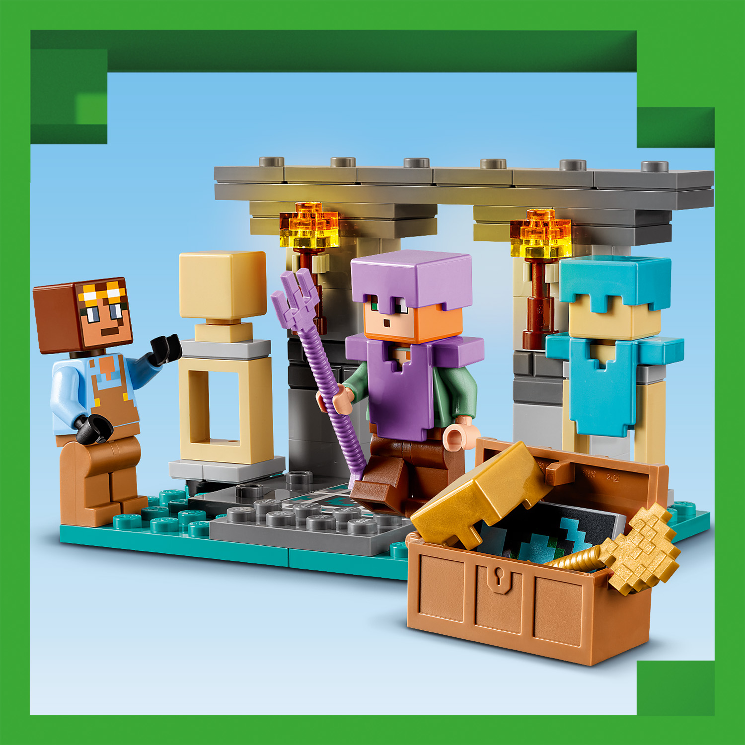 Конструктор LEGO Minecraft Арсенал 203 дет. - фото 7