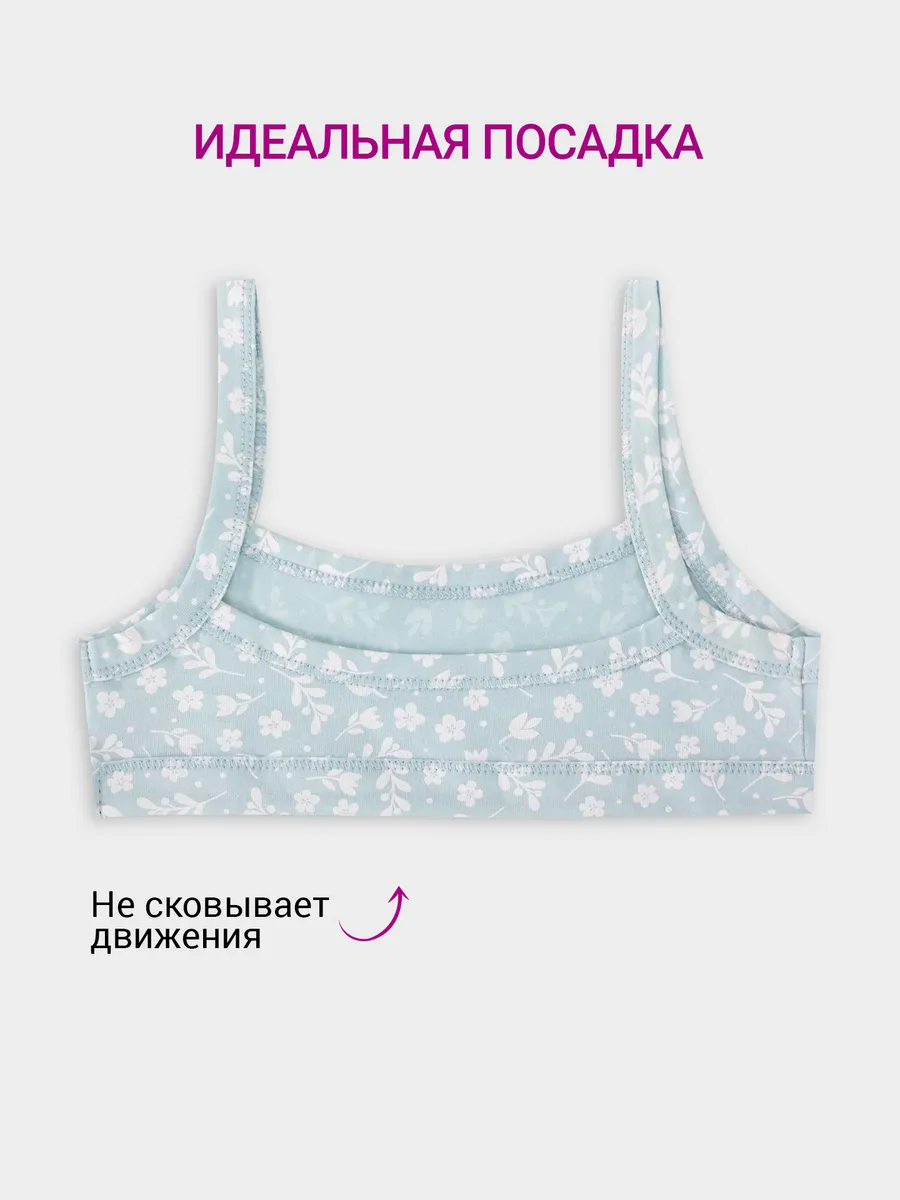 Топ Mark Formelle (Марк Формэль) 517715/цветы на голубом - фото 3