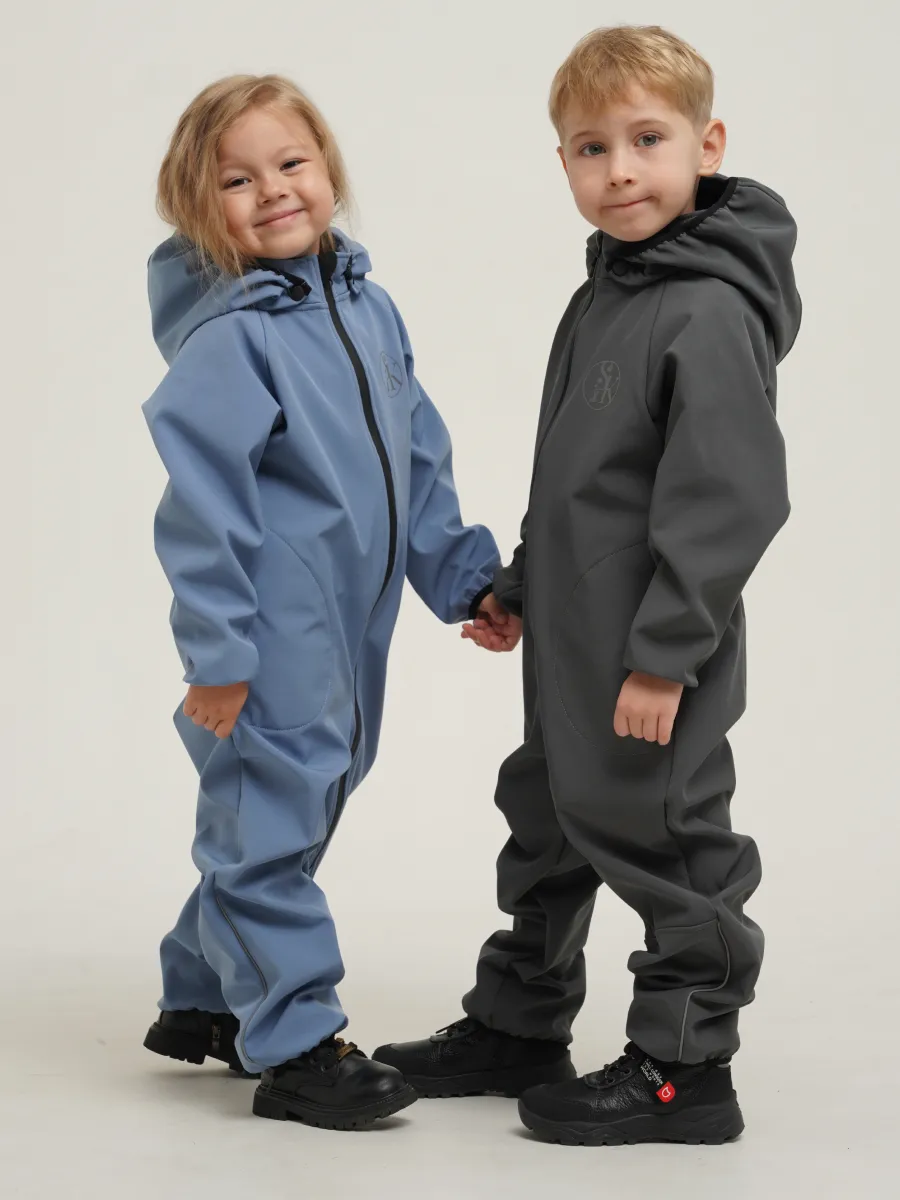 Комбинезон Супер Пупс Комб/сф/окант/темно-серый - фото 19