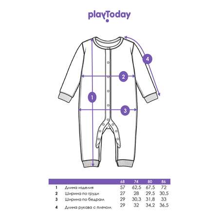 Комбинезон 2 шт PlayToday