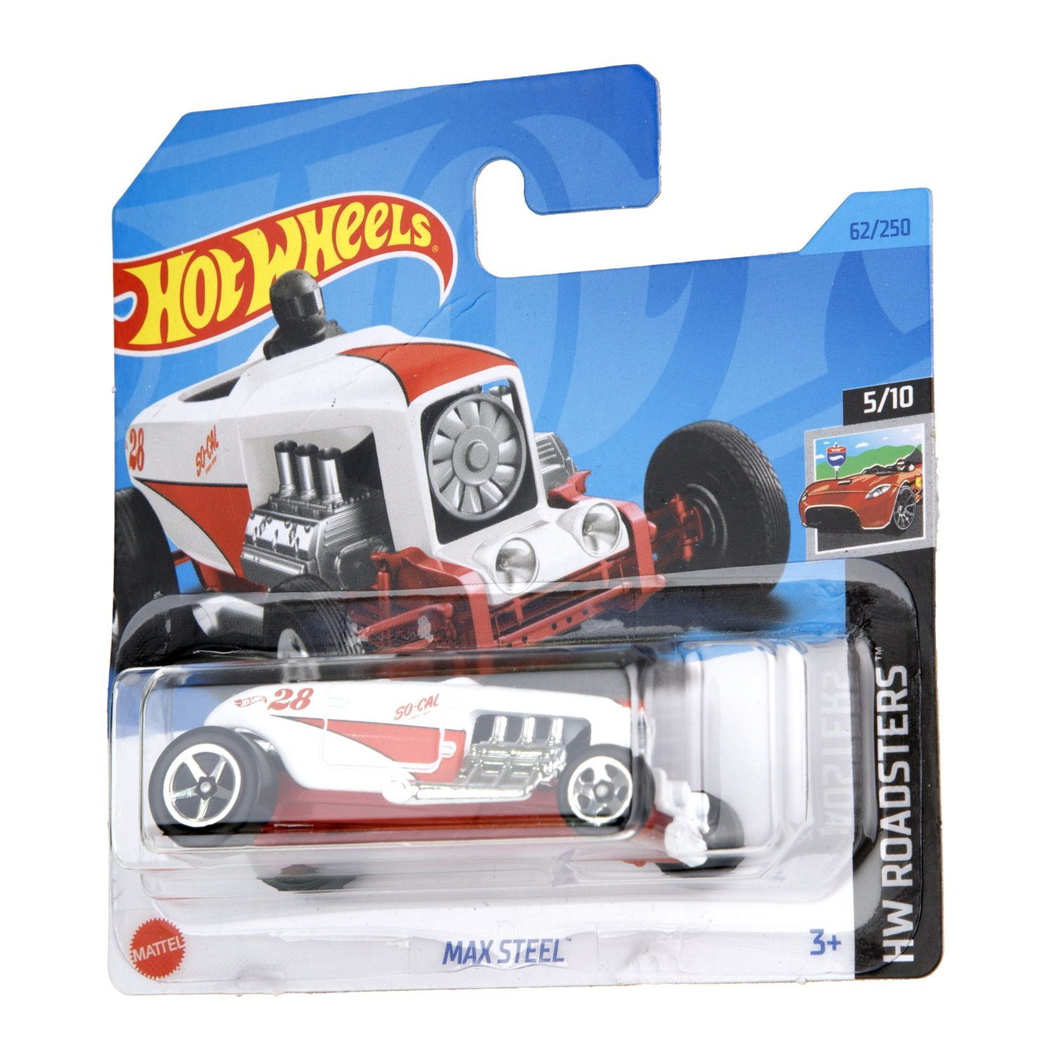 Болид Hot Wheels Max Steel 1:64 62827 - фото 2