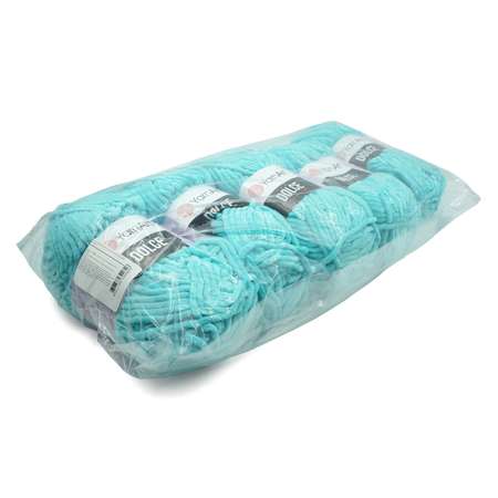 Пряжа для вязания YarnArt Dolce 100 гр 120 м микрополиэстер пушистая плюшевая 5 мотков 746 бирюза