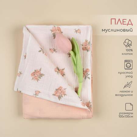 Плед LEO муслиновый 130*100