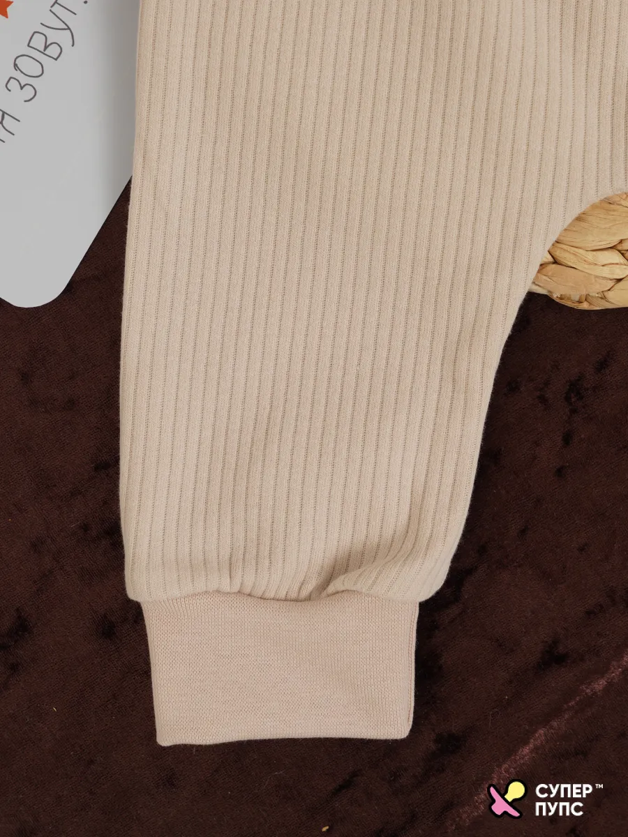 Футболка и штанишки Супер Пупс нбр/фут/штан/паруса/кофе - фото 11