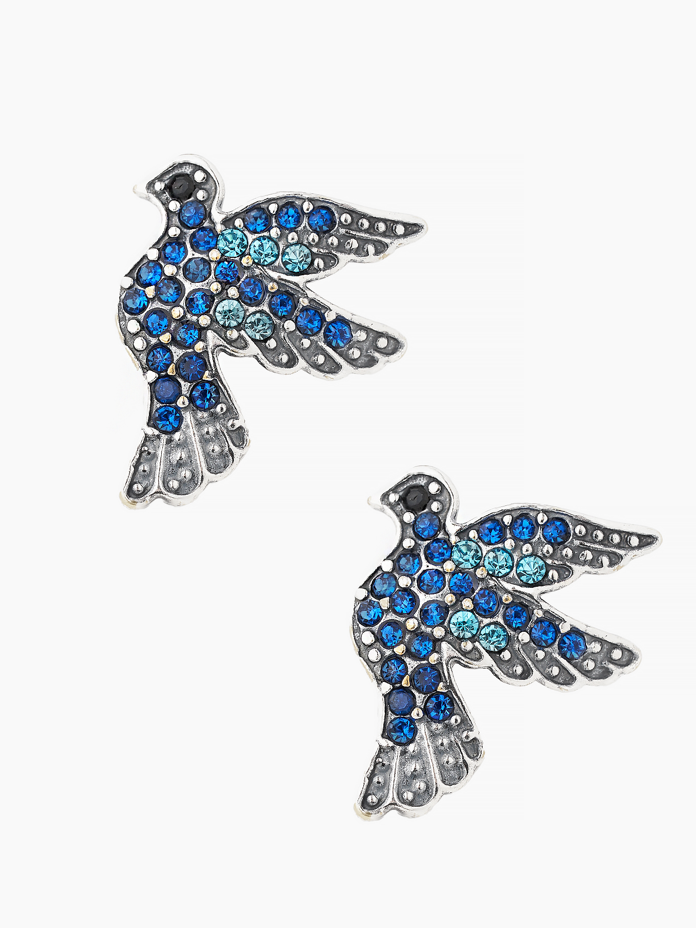 Серьги Shine and Beauty 80092-417-с-синиестр - фото 1