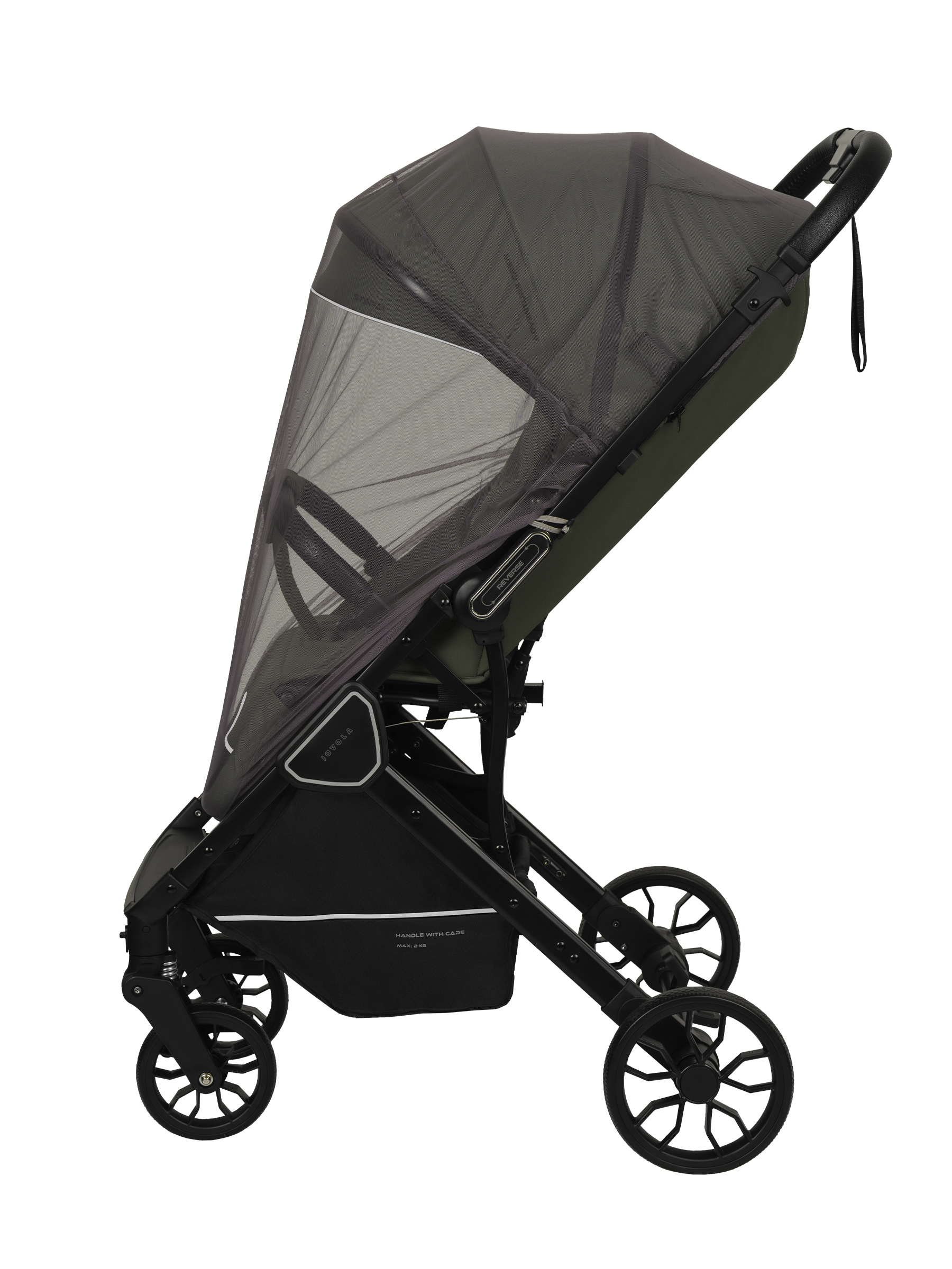 Коляска прогулочная JOVOLA Storm, зеленый - фото 7