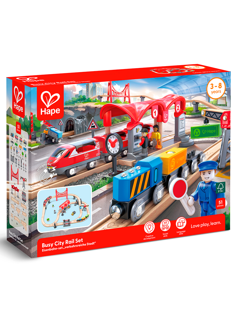 Набор железнодорожный Hape E3730_HP - фото 21