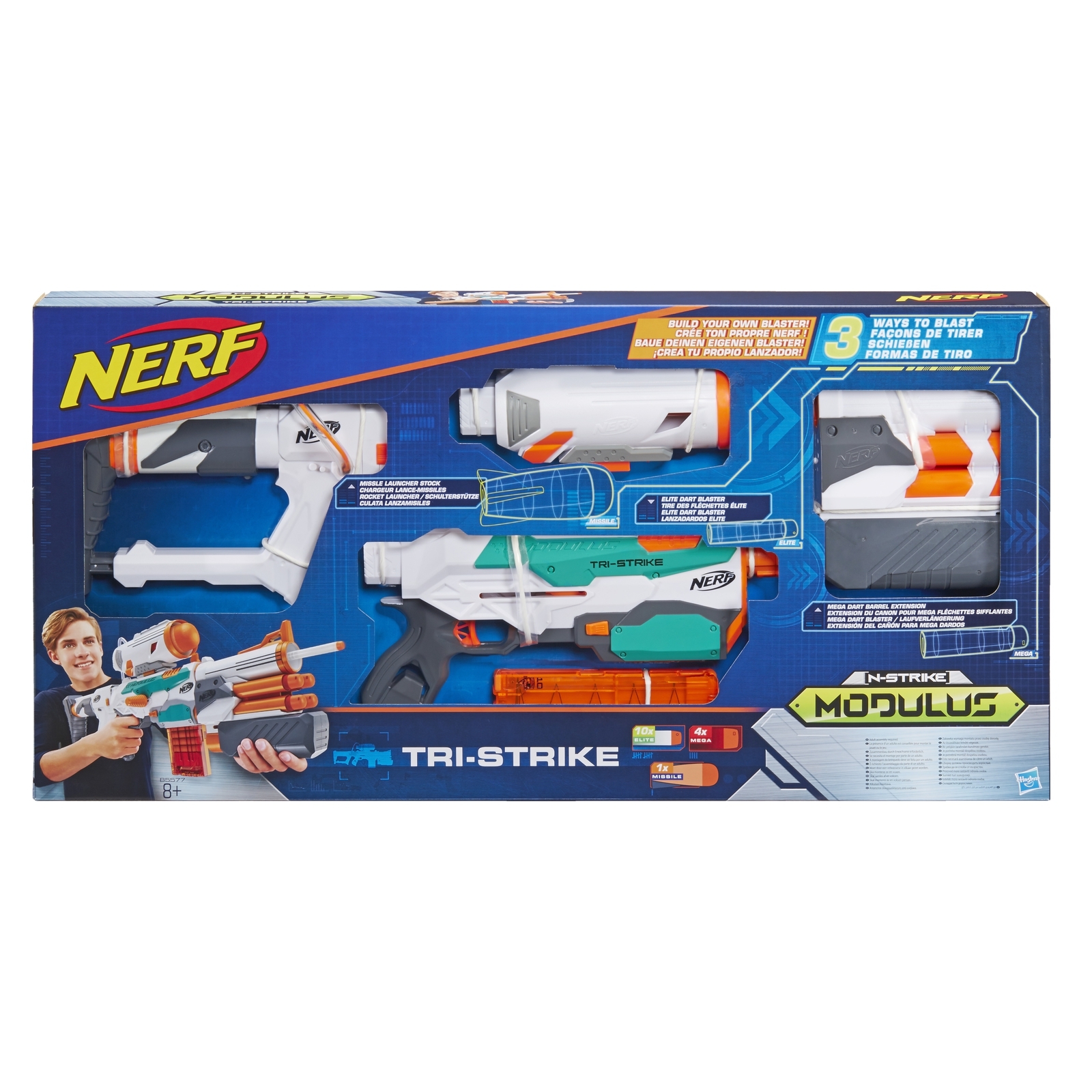 Бластер Nerf Modulus Tri Strike - фото 3