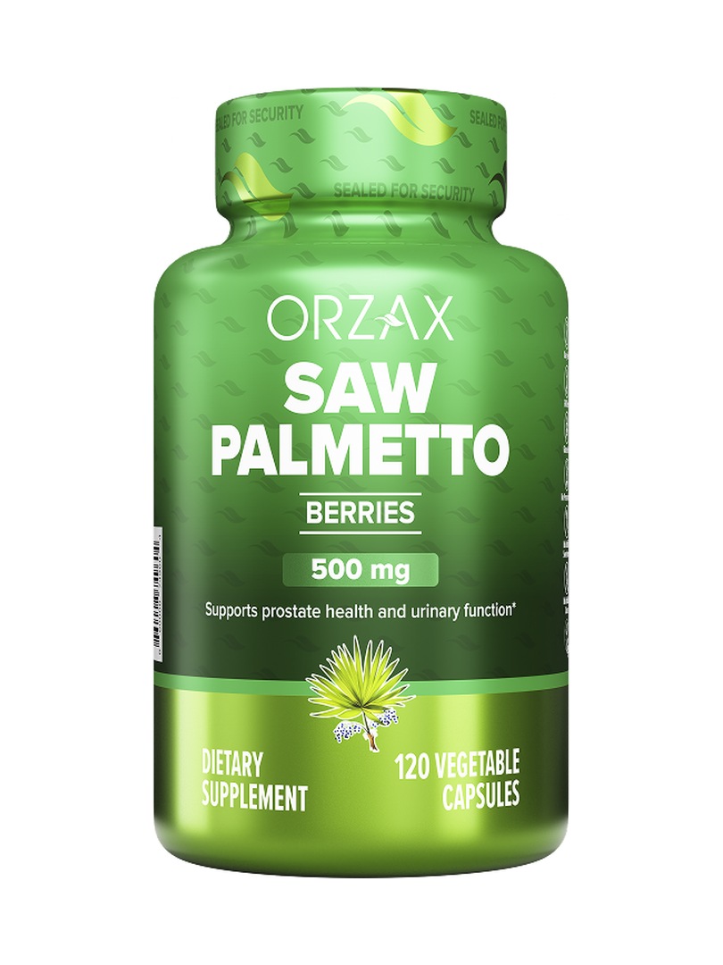 Со пальметто для мужчин ORZAX Saw Palmetto 120 капсул - фото 1