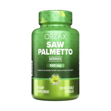 Со пальметто для мужчин ORZAX Saw Palmetto 120 капсул