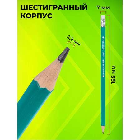 Карандаши чернографитные Staff 1 шт.