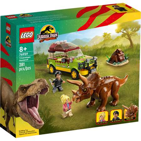 Конструктор LEGO Jurassic World Triceratops Research блочный