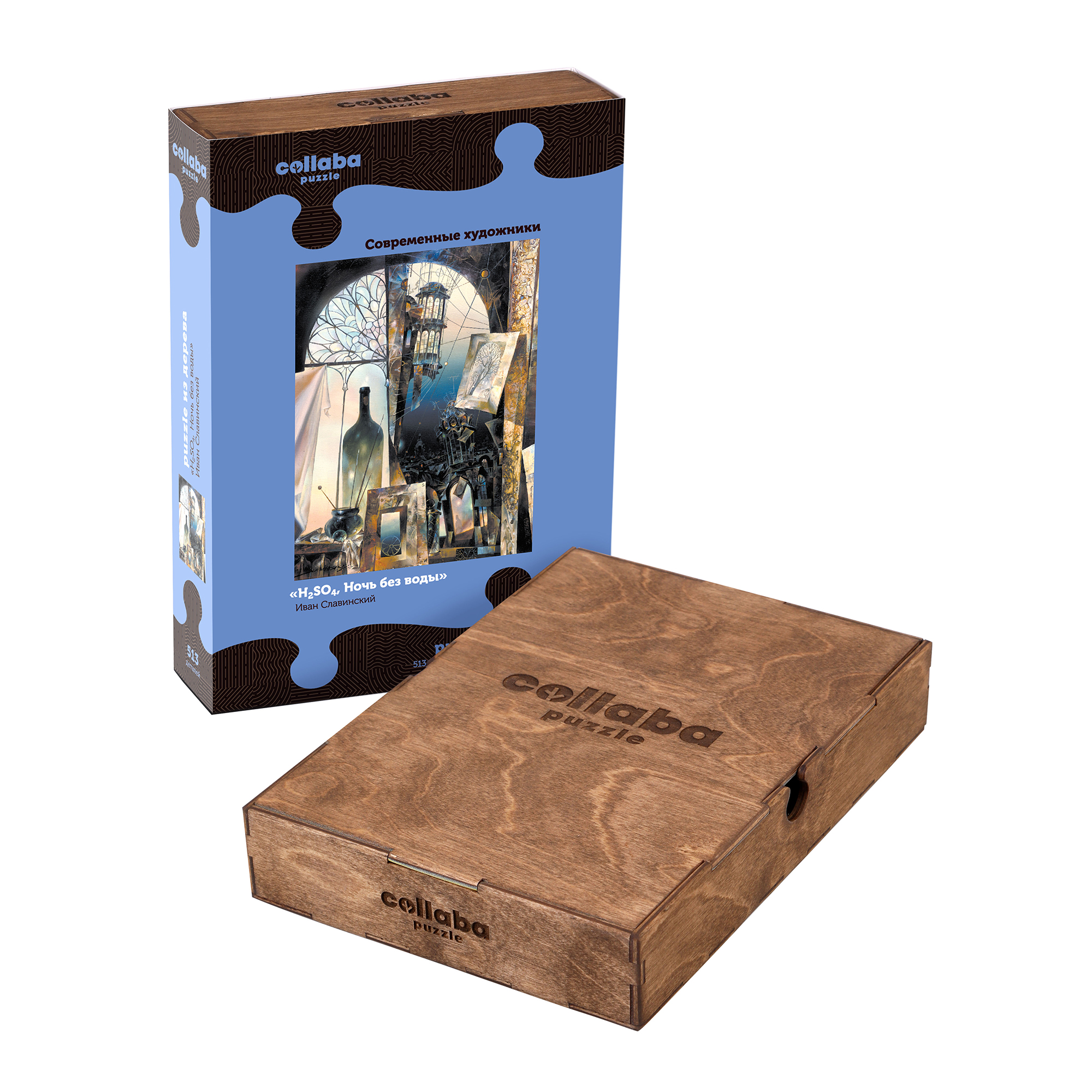Пазл Collaba puzzle деревянный - фото 11