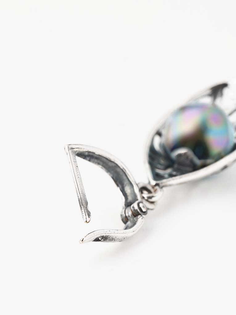 Серьги Shine and Beauty 80966-110-с-майоркачерн - фото 6