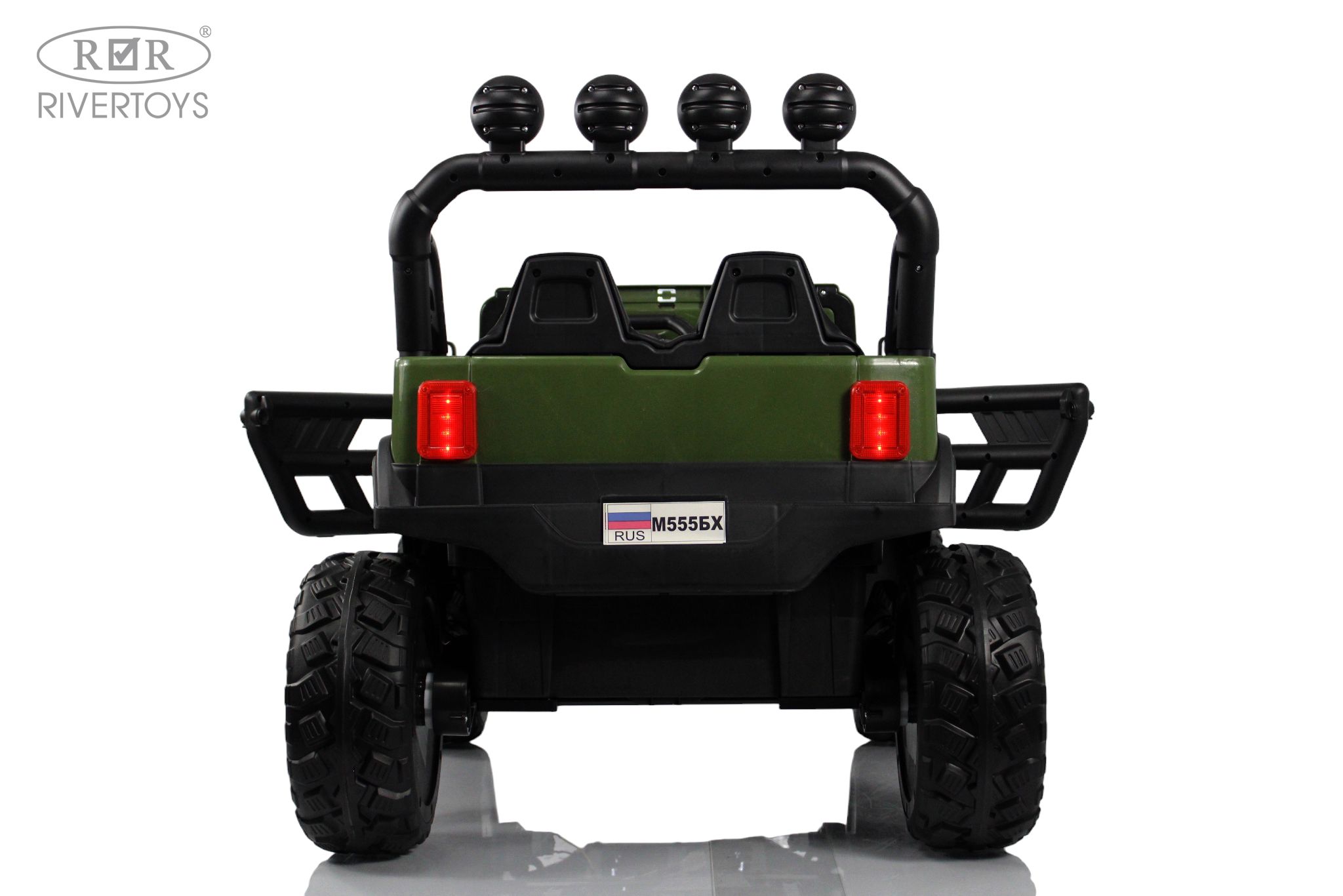 Электромобиль RIVERTOYS М555БХ-NEW-GREEN С пультом ДУ - фото 5