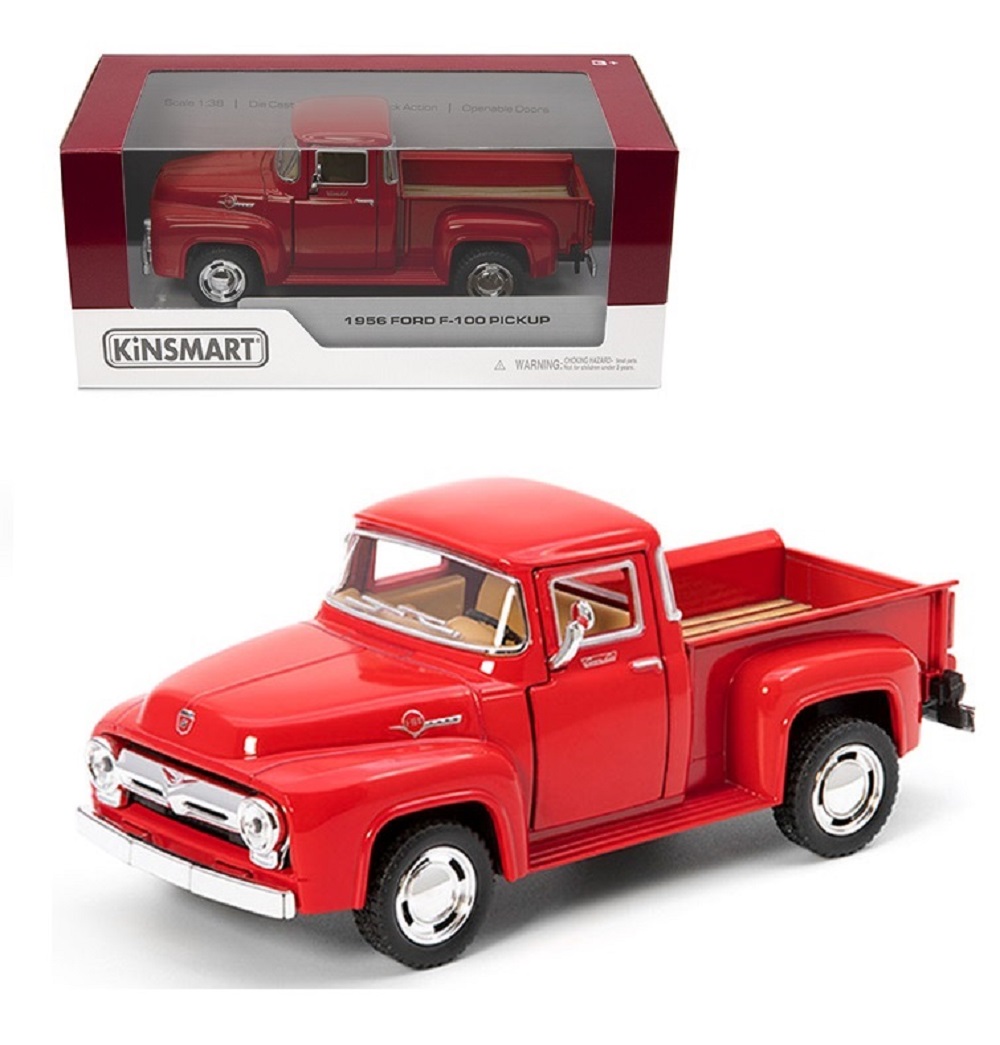 Автомобиль KINSMART Ford F-100 Pickup 1956 г 1:38 KT5385W/2 - фото 1