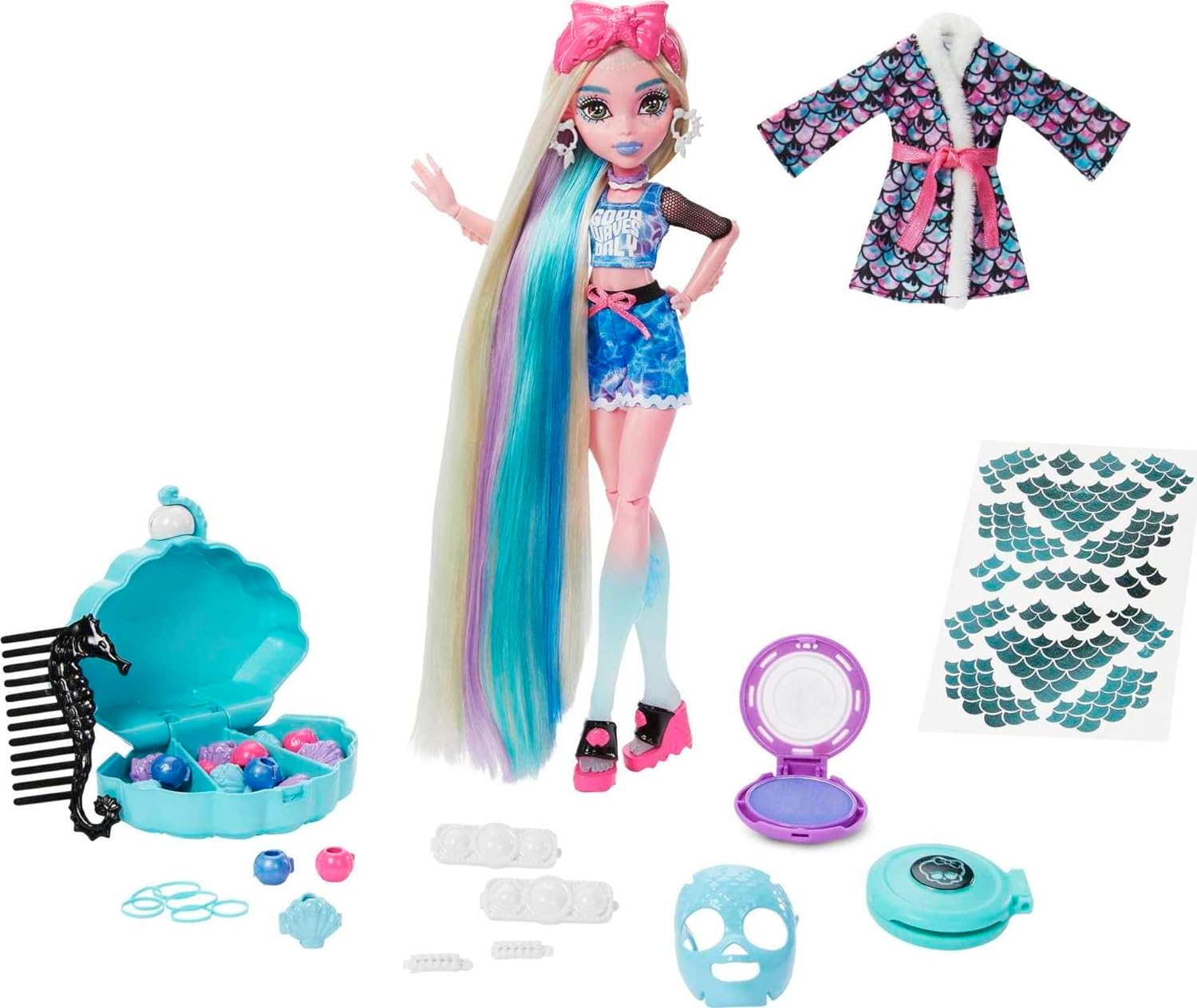 Кукла модельная Monster High День SPA с Лагуной Блу HKY69 - фото 1
