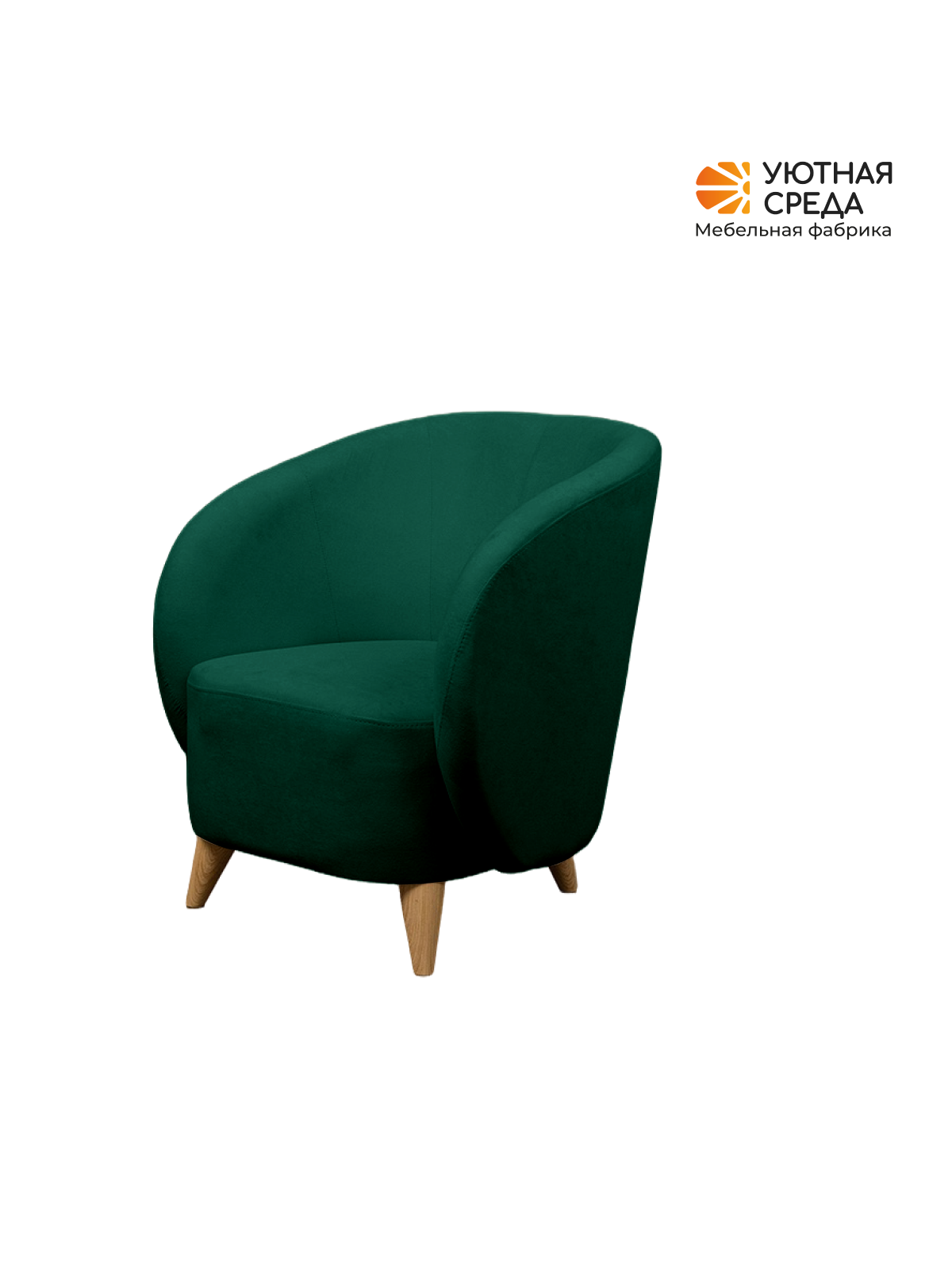 Кресло Уютная среда К300 зеленый - фото 15