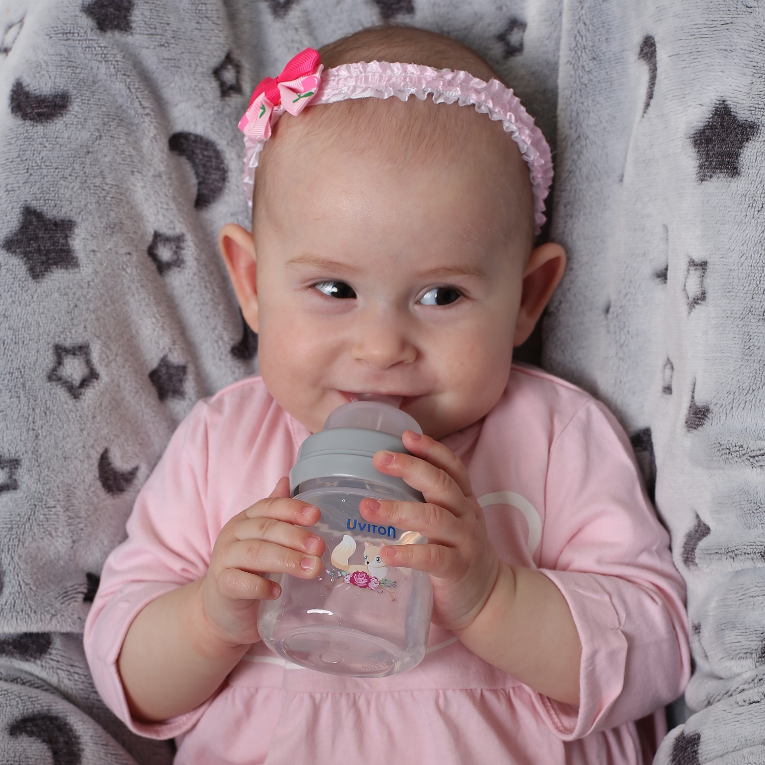 Бутылочка Uviton Anti-Colic 125 мл в ассортименте - фото 16