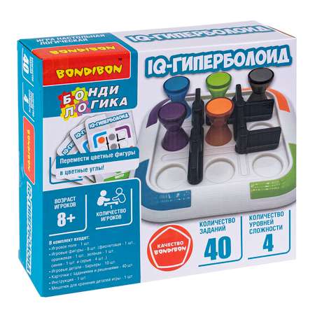 Настольная игра Bondibon логическая IQ-ГИПЕРБОЛОИД