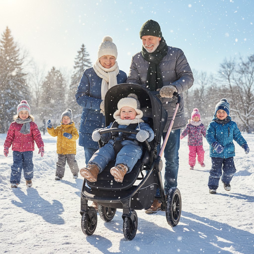 Коляска 3в1 MOWbaby Zoom air 3в1, gold black черный - фото 17