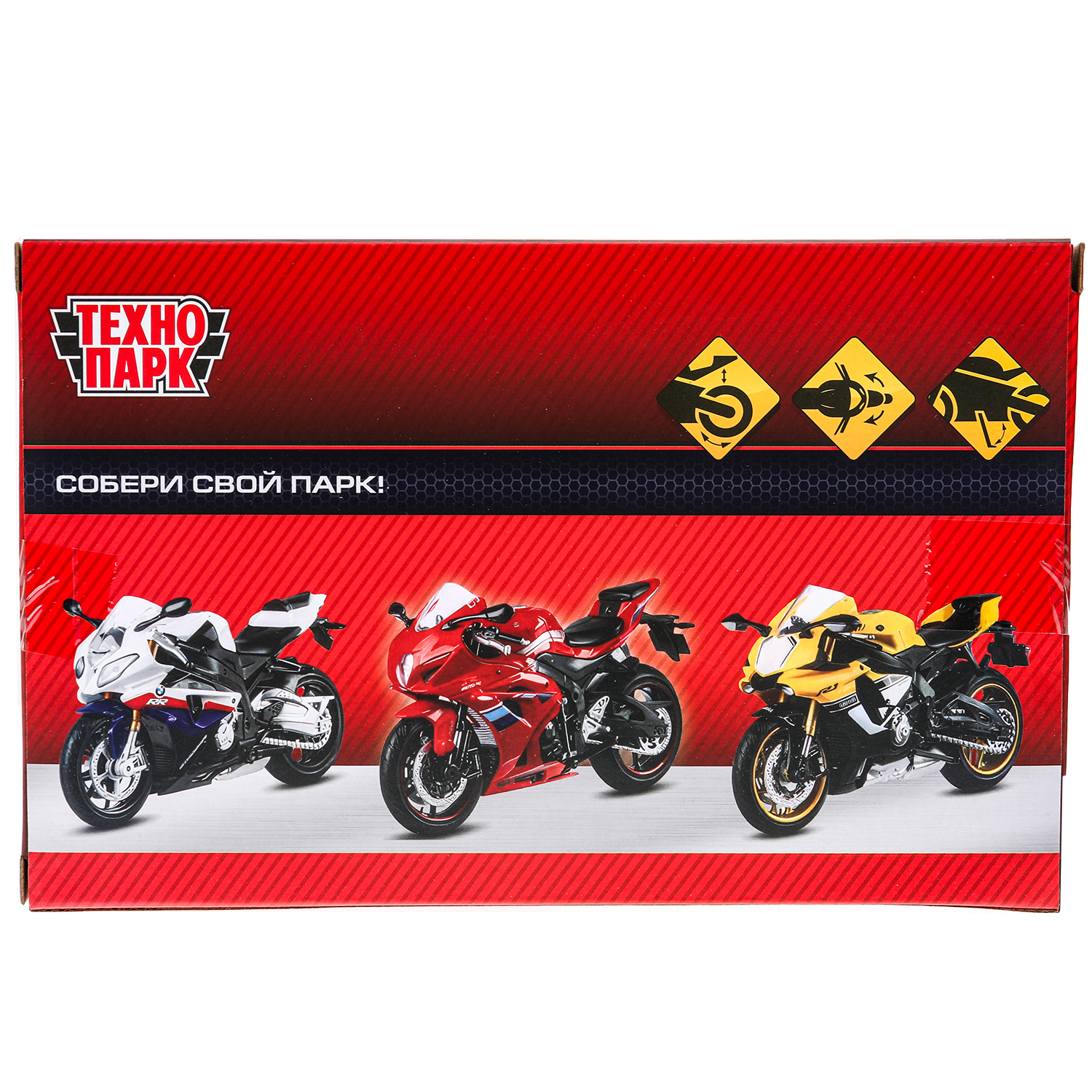 Мотоцикл Технопарк BMW S1000RR 1:12 382946 - фото 15