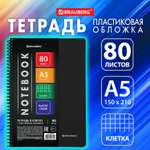 Общая тетрадь Brauberg клетка 80 лист.
