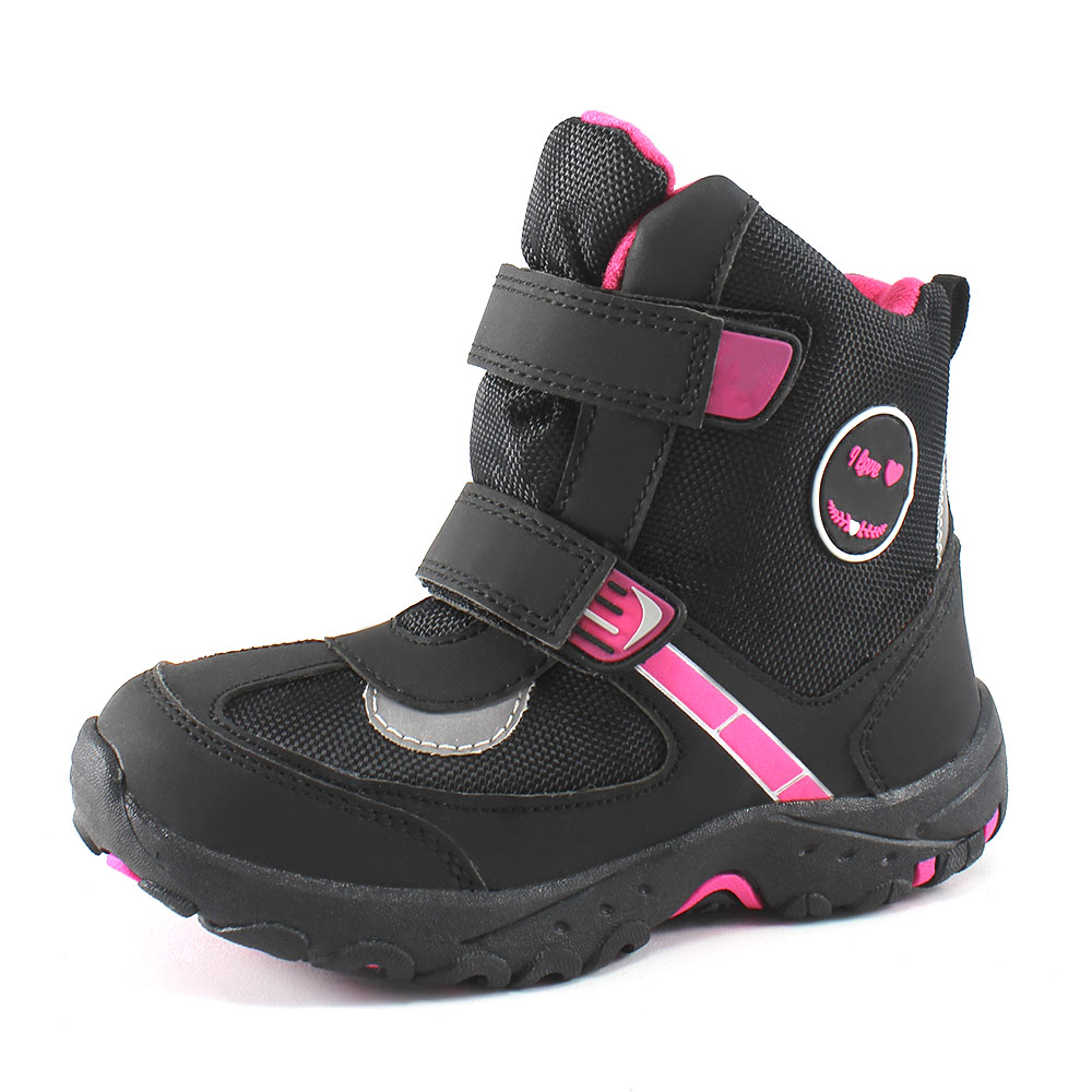 Ботинки Europen 205386-СВ EUROPEN Сапоги для девочки черный - фото 1