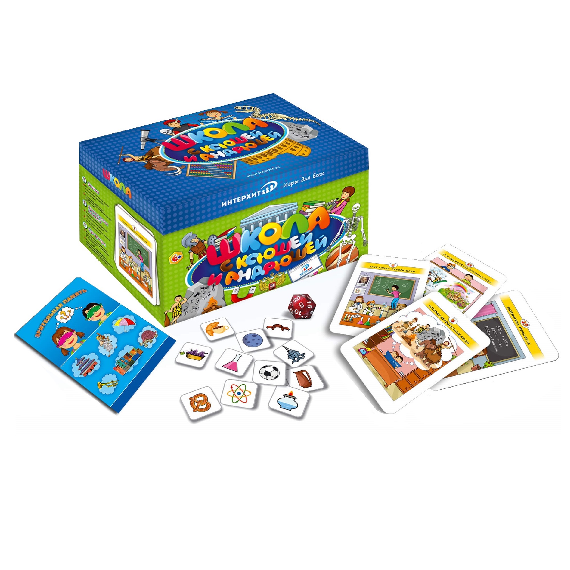 Настольная игра ИнтерХит Школа с Ксюшей и Андрюшей - фото 2